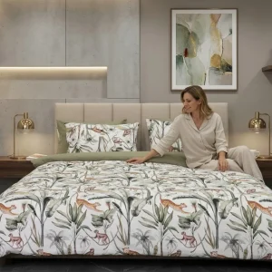 Lenjerie de pat Cotton Pro 100% bumbac – imprimare digitală (Canopia)