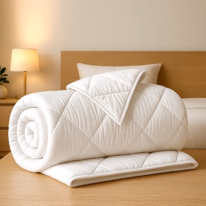 Pilotă Ranforce 100% Bumbac, umplutură lână (alb)