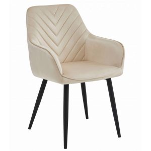 Scaun Bucatarie/Dining Nigmo Catifea Bej