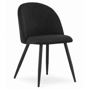 Scaun Bucatarie/Dining Capri Catifea Negru
