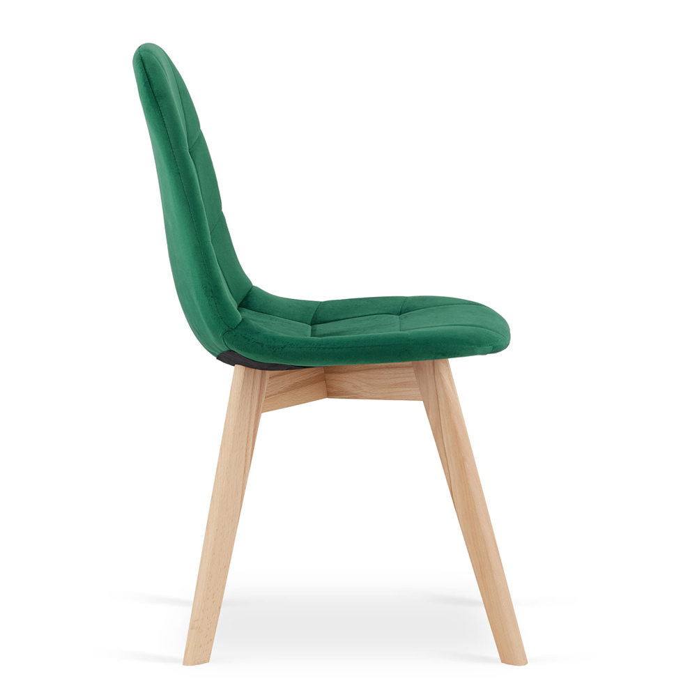 Scaun Bucatarie/Dining Grace Verde Catifea - imagine 4