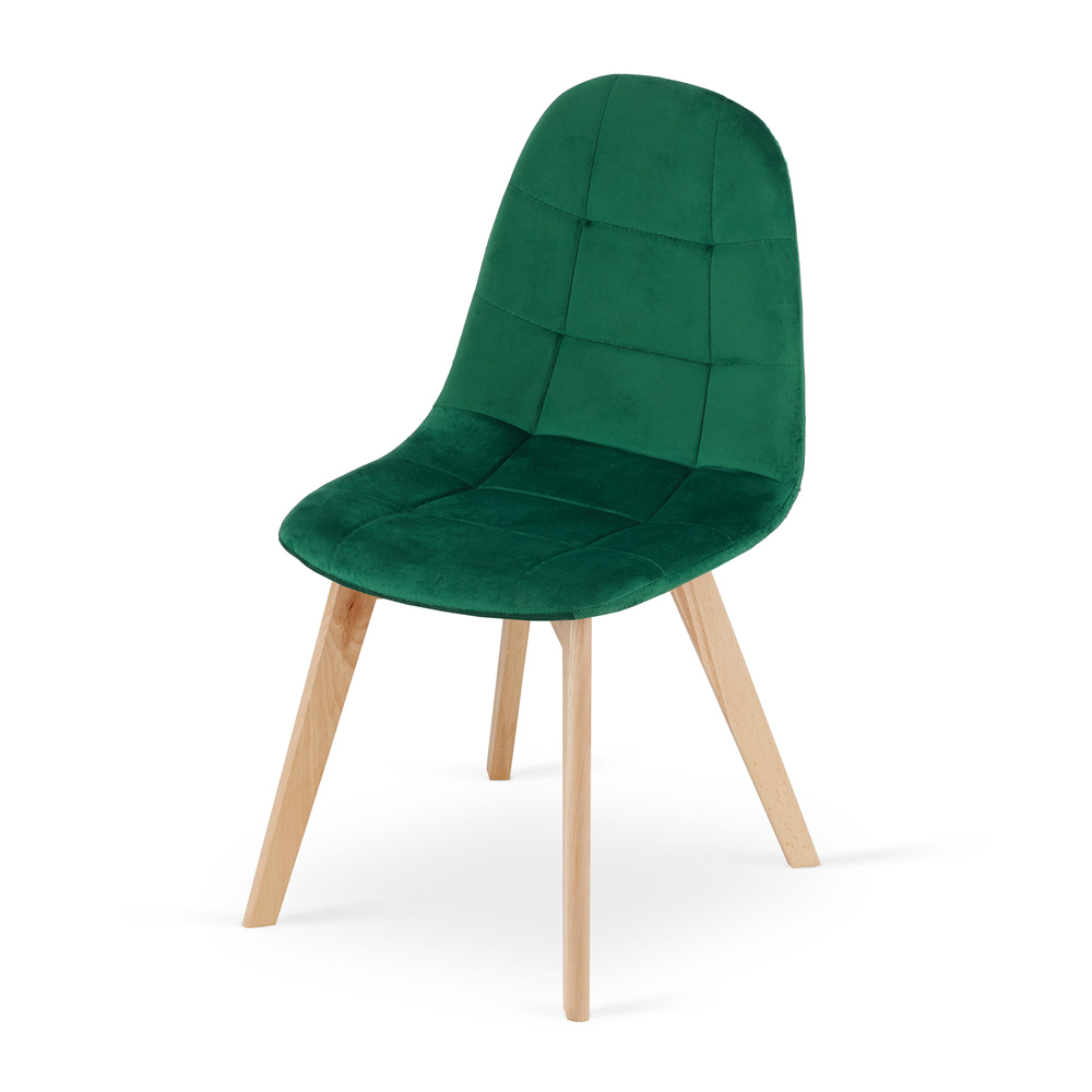 Scaun Bucatarie/Dining Grace Verde Catifea - imagine 3