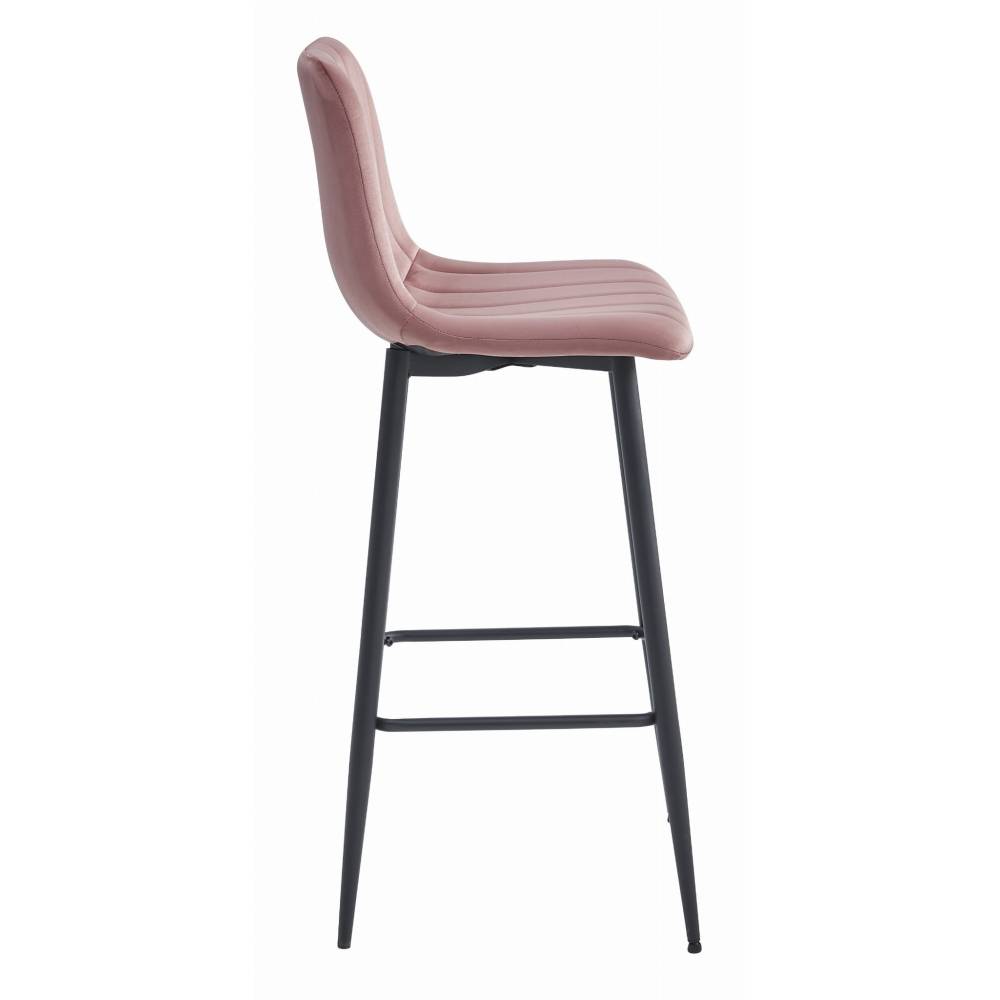 Scaun Bar Zargo Catifea Roz - imagine 4