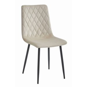 Scaun Bucatarie/Dining Clay Catifea Bej