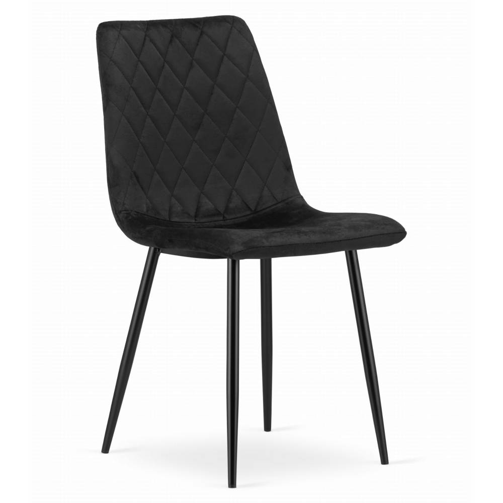 Scaun Bucatarie/Dining Clay Catifea Negru