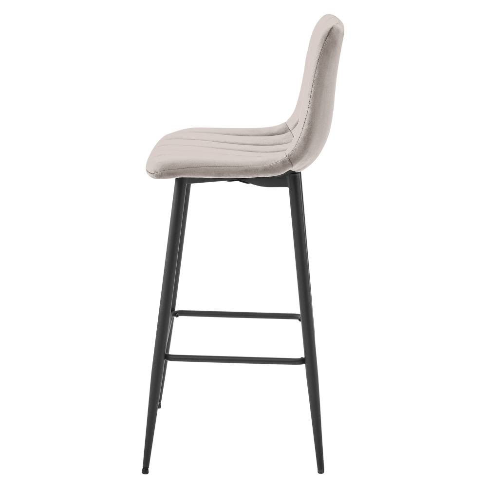 Scaun Bar Zargo Catifea Grej - imagine 4