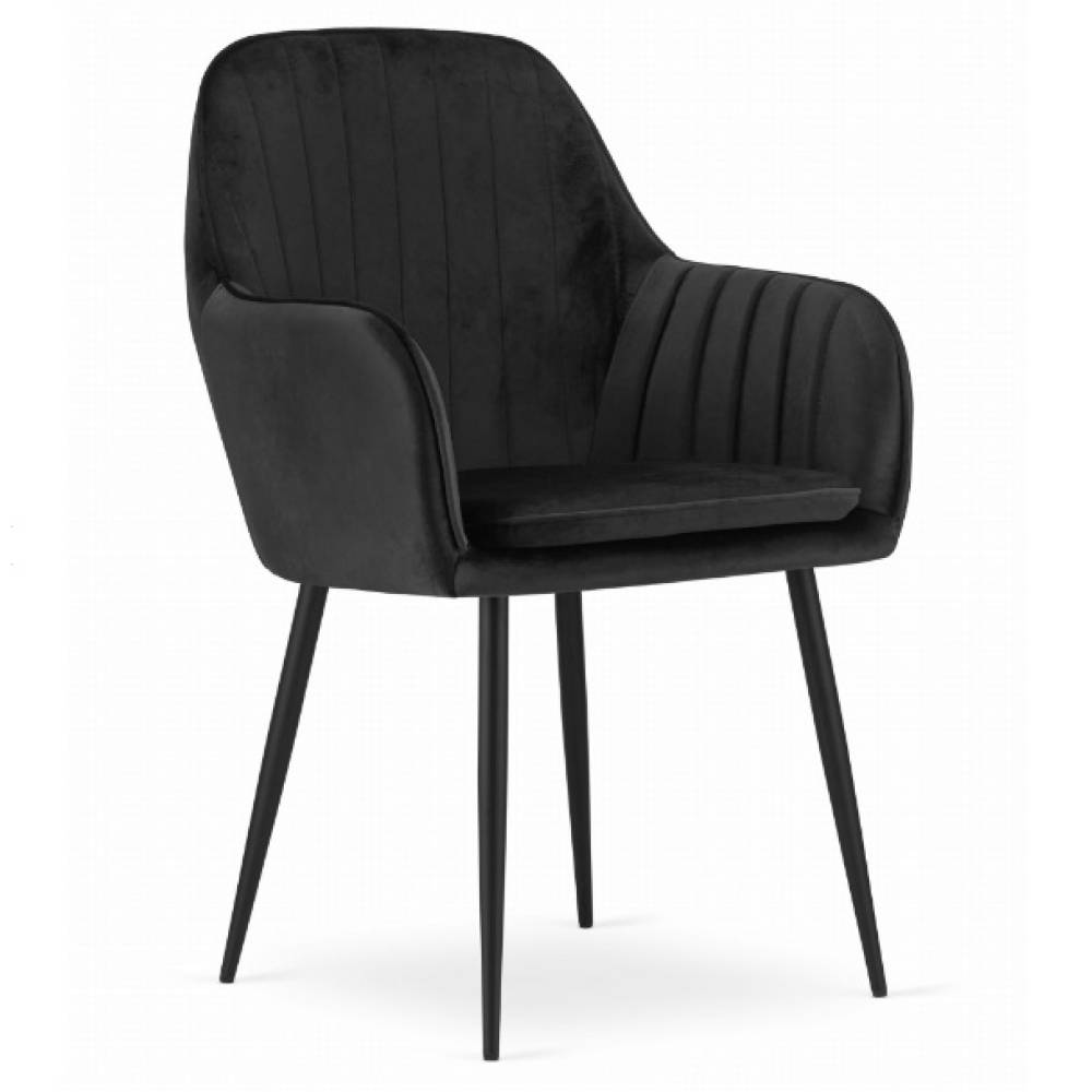 Scaun Bucatarie/Dining Moreno Catifea Negru
