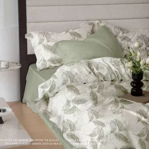 Lenjerie Finet 6 piese cu husă de pat pentru saltea de 160×200 și 180×200 nr 98
