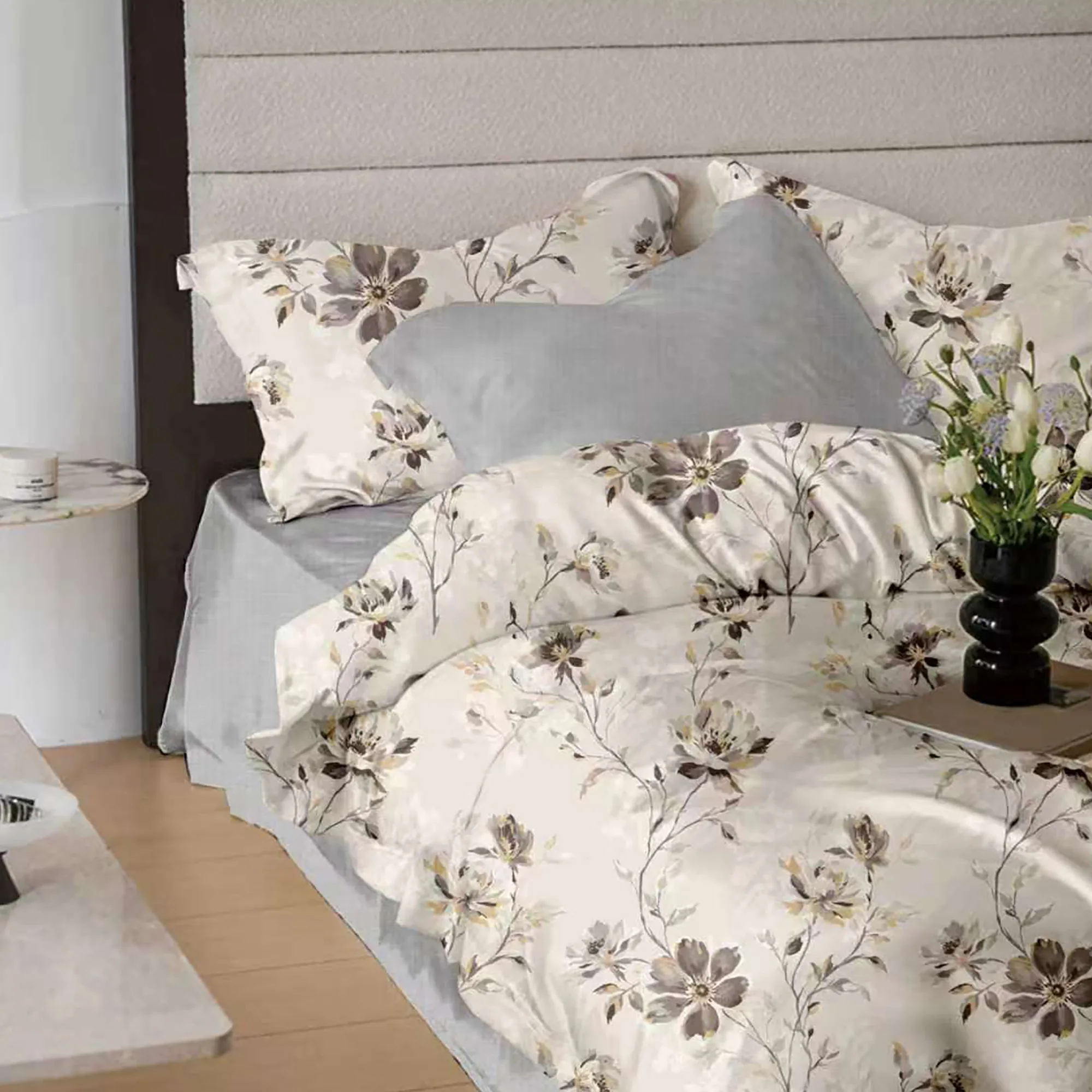 Lenjerie Finet 6 piese cu husă de pat pentru saltea de 160×200 și 180×200 nr 89
