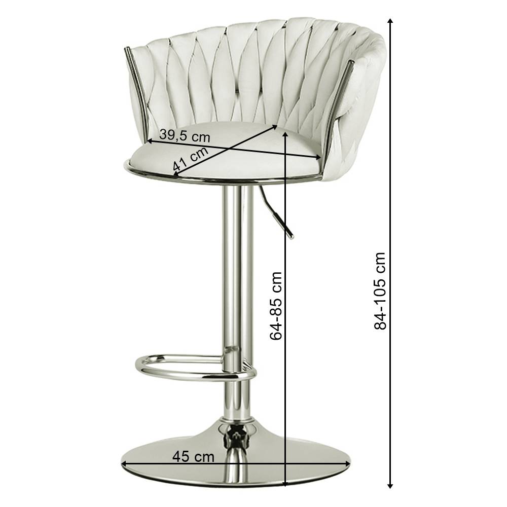 Scaun Bar Magnus Catifea Neagra, Baza Aurie - imagine 10