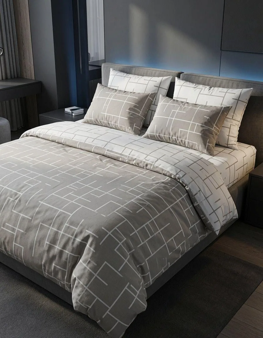 Lenjerie pat Ranforce 100% Cotton Pro (Maison Élite)