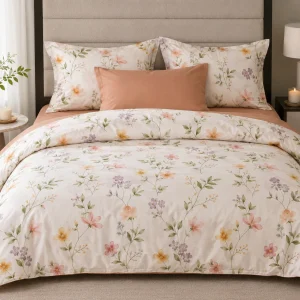 Lenjerie Finet 6 piese cu husă de pat pentru saltea de 160×200 și 180×200 nr 115